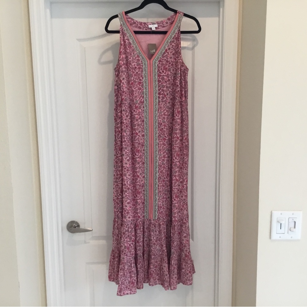 J Jill Pink Maxi Dress